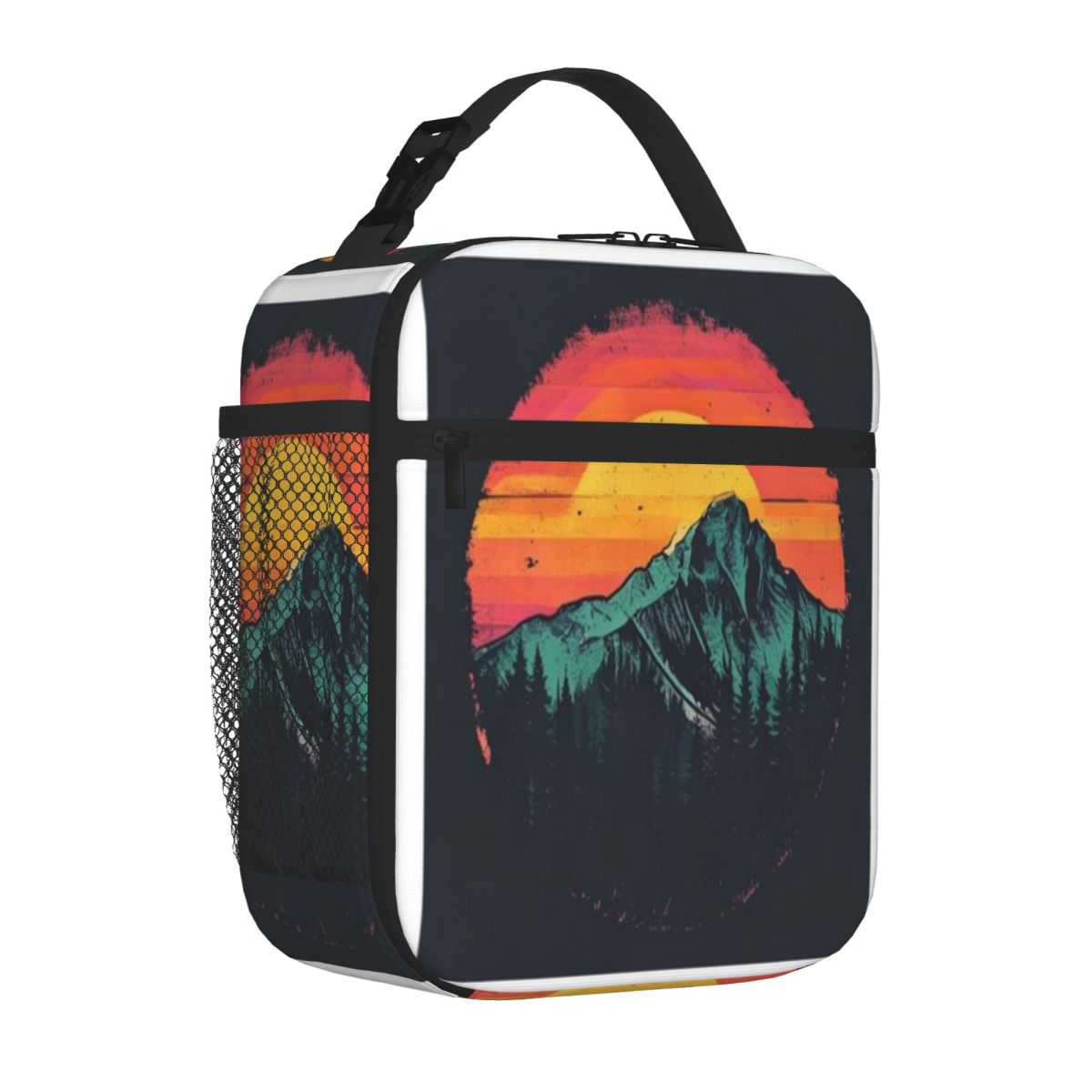 Outdoor Adventure Quilt - 핫세일 레트로 선셋 마운틴스 빈티지 아웃도어
