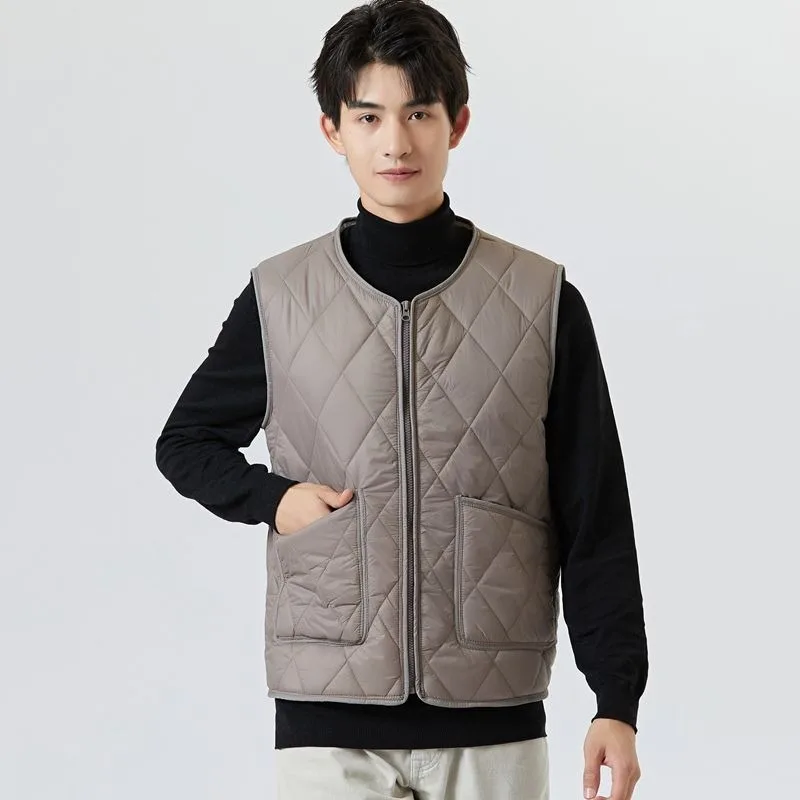 새로운 디자인 남성용 퀼팅 코튼 조끼 따뜻한 핏 짐 레 - Outdoor Adventure Quilt 리뷰 및 가격